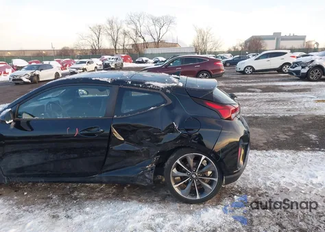 2020 Hyundai Veloster 2.0 Premium из США, поврежденный, VIN KMHTG6AFXLU026192
